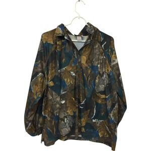 Vintage Disco Shaker Sport 1/4 Button Front‎ Long Sleeve Collared Women Shirt